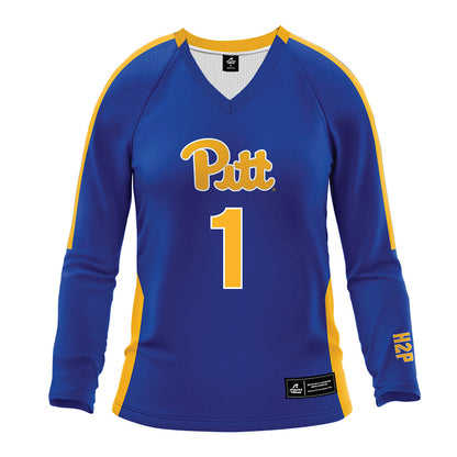 Pittsburgh - NCAA Women's Volleyball : Lexis Akeo - Royal Volleyball Jersey