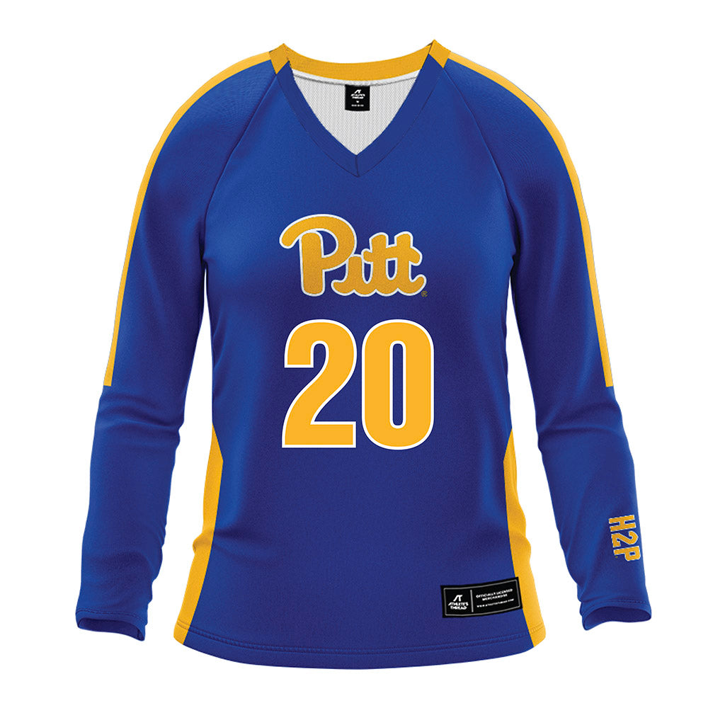 Pittsburgh - NCAA Women's Volleyball : Abbey Emch - Royal Volleyball Jersey-0