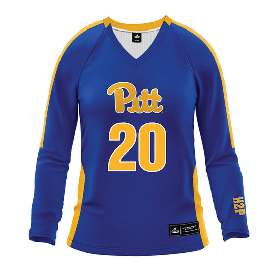 Pittsburgh - NCAA Women's Volleyball : Abbey Emch - Royal Volleyball Jersey-0