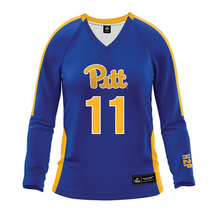Pittsburgh - NCAA Women's Volleyball : Dalia Virlan - Royal Volleyball Jersey