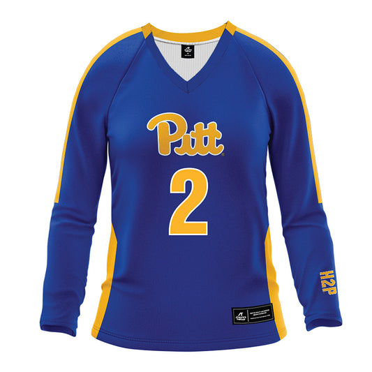 Pittsburgh - NCAA Women's Volleyball : Valeria Vazquez Gomez - Royal Volleyball Jersey