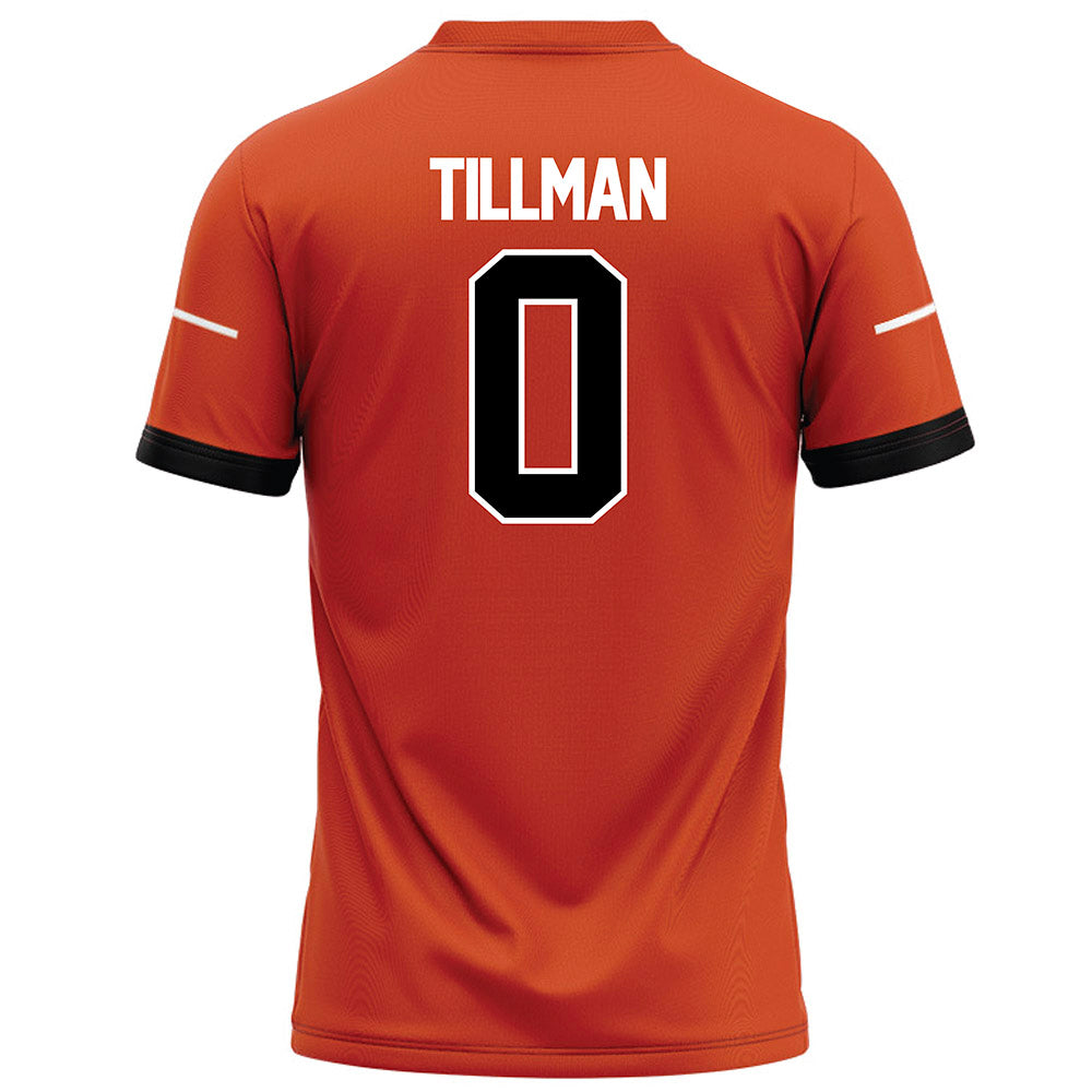 Campbell - NCAA Football : CJ Tillman - Orange Football Jersey