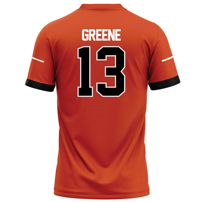 Campbell - NCAA Football : Isaiah Greene - Orange Football Jersey