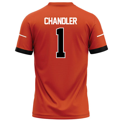 Campbell - NCAA Football : Mike Chandler - Orange Football Jersey-1