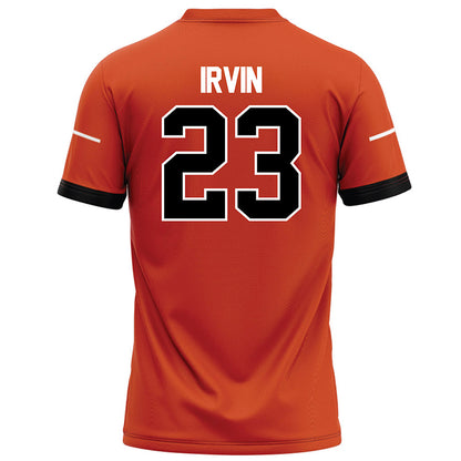Campbell - NCAA Football : Isaiah Irvin - Orange Football Jersey-1