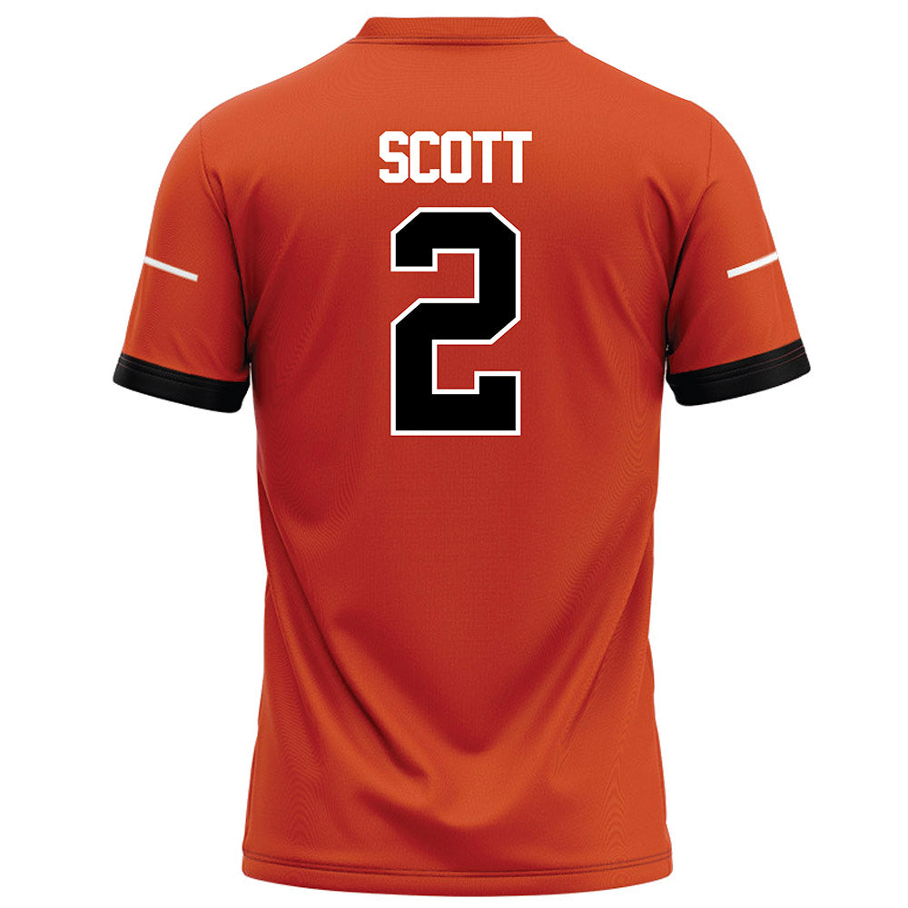 Campbell - NCAA Football : Kj Scott - Orange Football Jersey-1