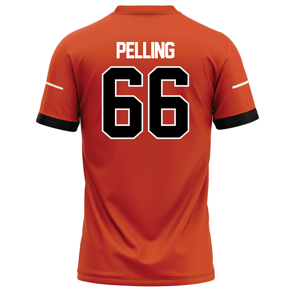 Campbell - NCAA Football : Freddie Pelling - Orange Football Jersey-1