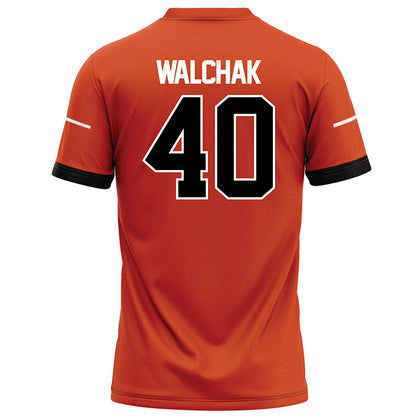 Campbell - NCAA Football : Bobby Walchak - Orange Football Jersey