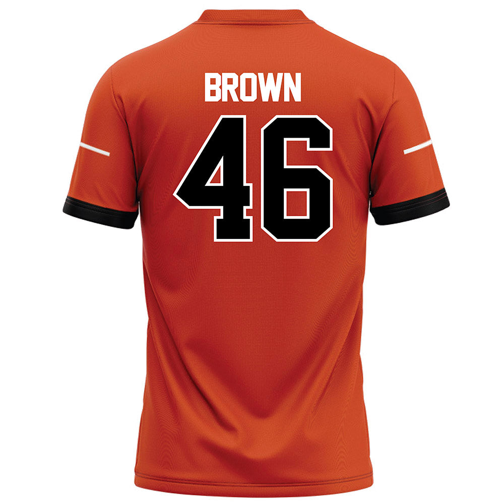 Campbell - NCAA Football : Verdis Brown - Orange Football Jersey