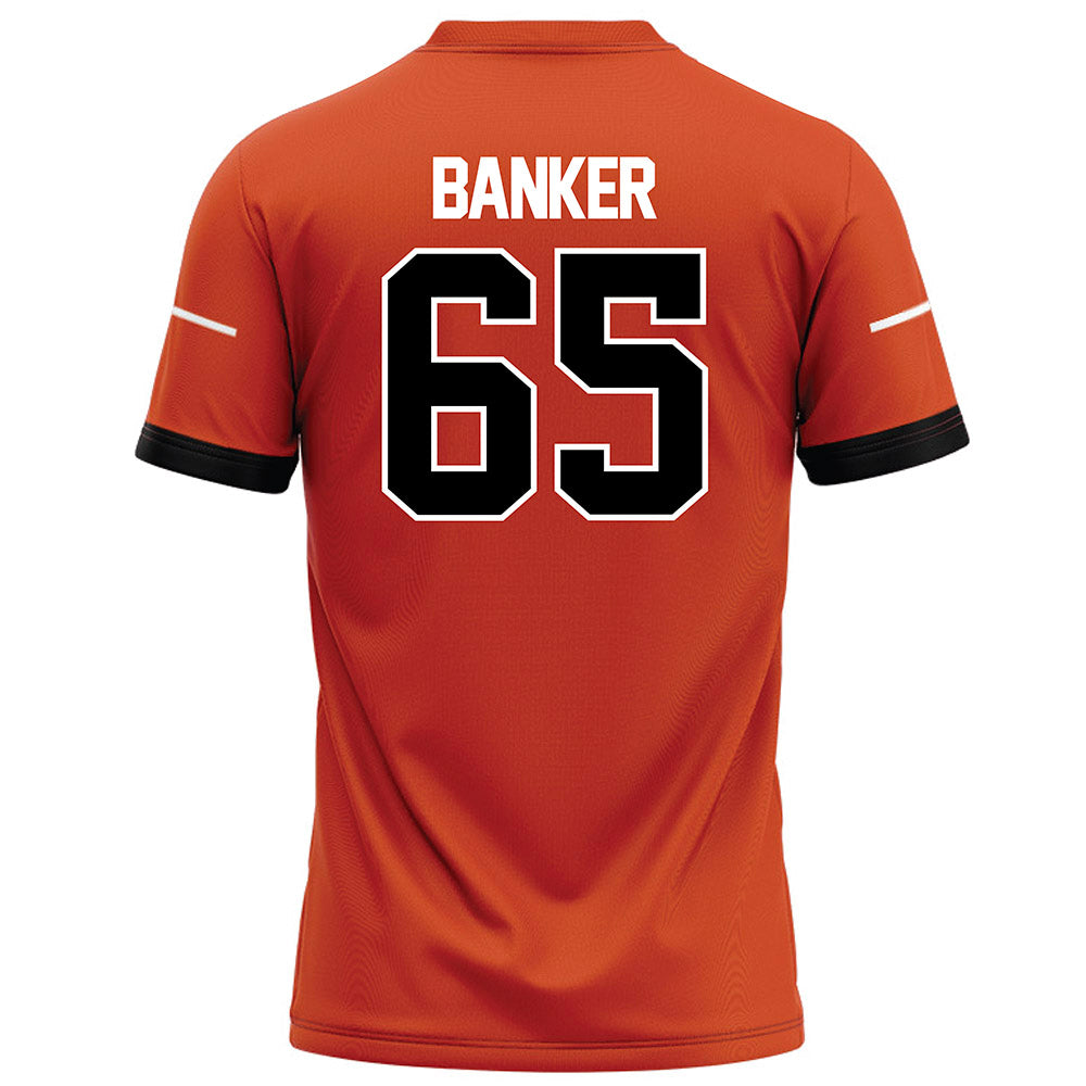 Campbell - NCAA Football : Carver Banker - Orange Football Jersey-1