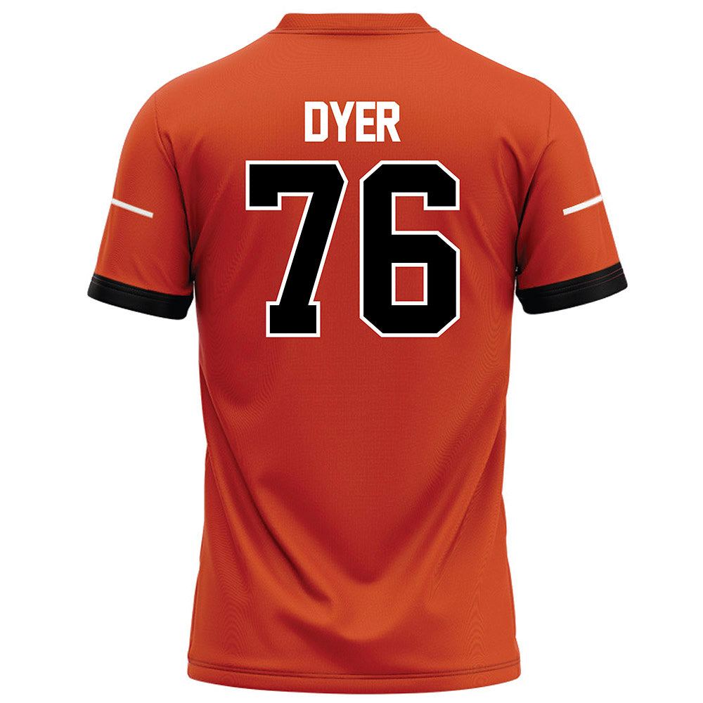 Campbell - NCAA Football : Mahlon Dyer - Orange Football Jersey