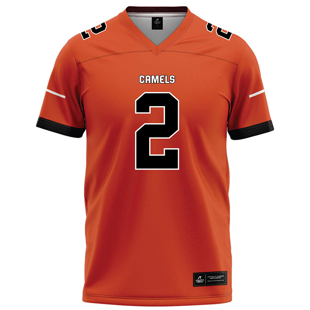 Campbell - NCAA Football : Kj Scott - Orange Football Jersey-0
