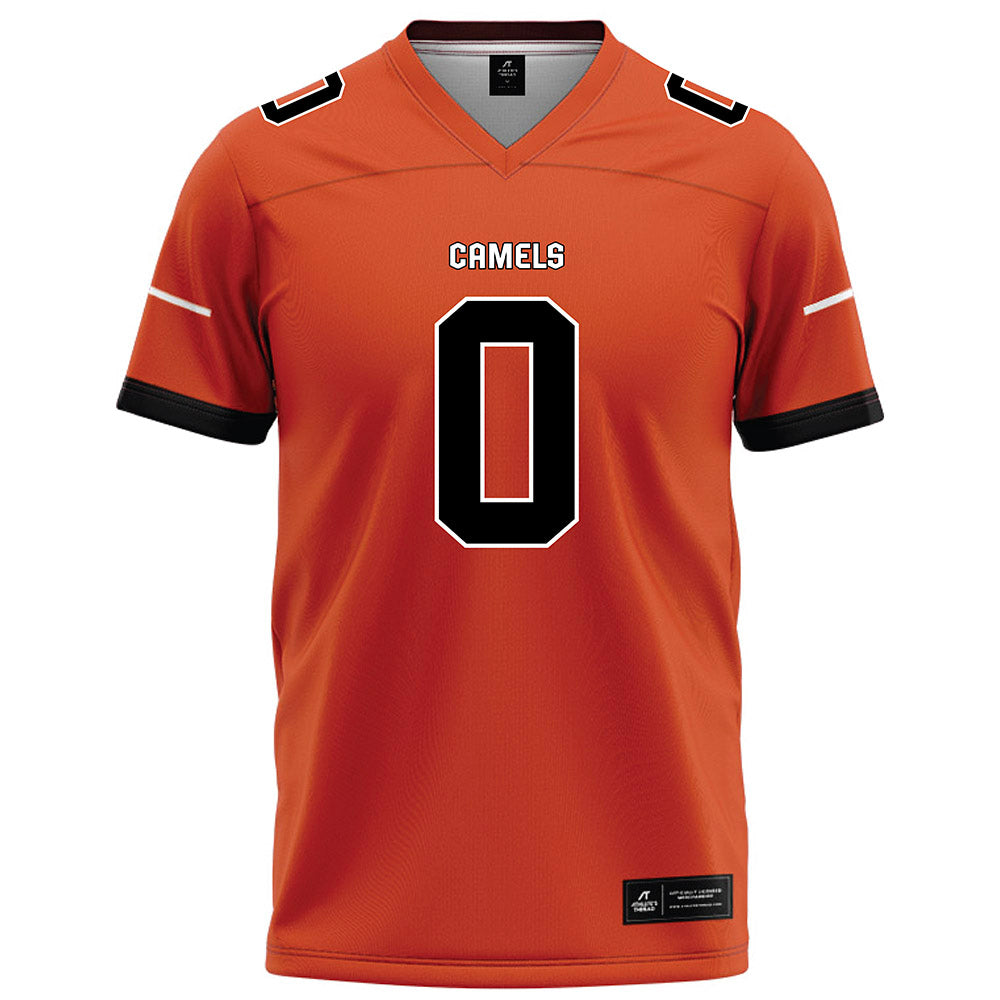 Campbell - NCAA Football : Davyn Reid - Orange Football Jersey