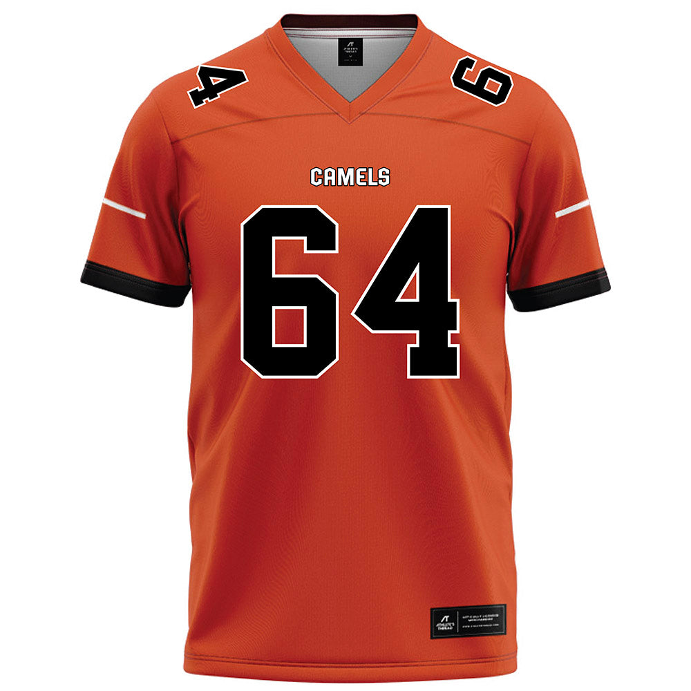 Campbell - NCAA Football : Christian Schliemann - Orange Football Jersey-0