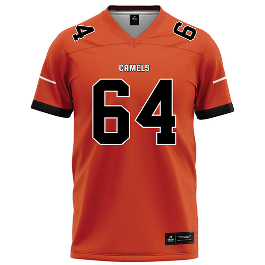 Campbell - NCAA Football : Christian Schliemann - Orange Football Jersey-0