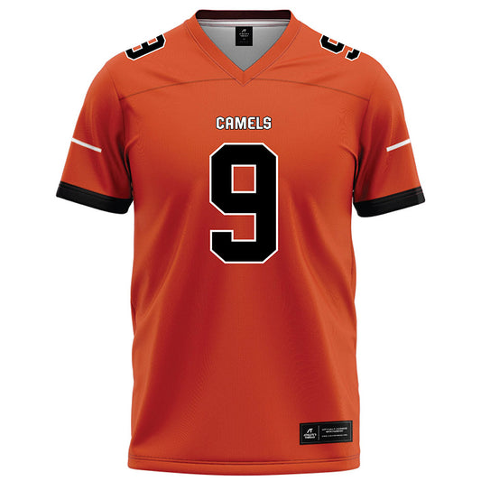 Campbell - NCAA Football : Sincere Brown - Orange Football Jersey-0