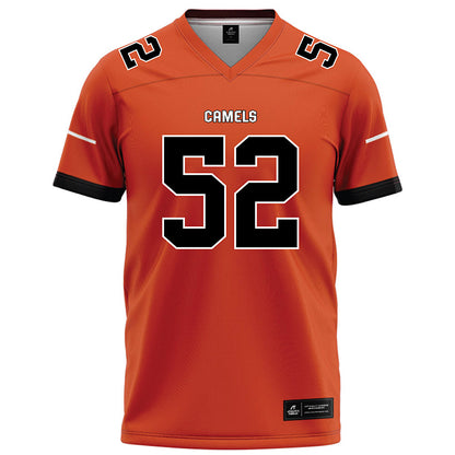 Campbell - NCAA Football : Dante Jones - Orange Football Jersey-0