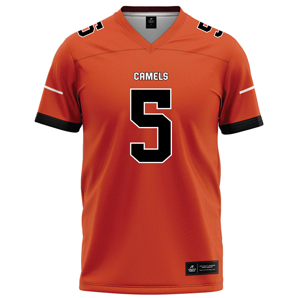 Campbell - NCAA Football : Markeece Alexander - Orange Football Jersey-0