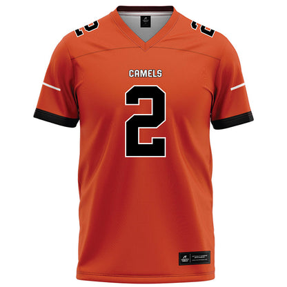 Campbell - NCAA Football : Xavier Kane - Orange Football Jersey