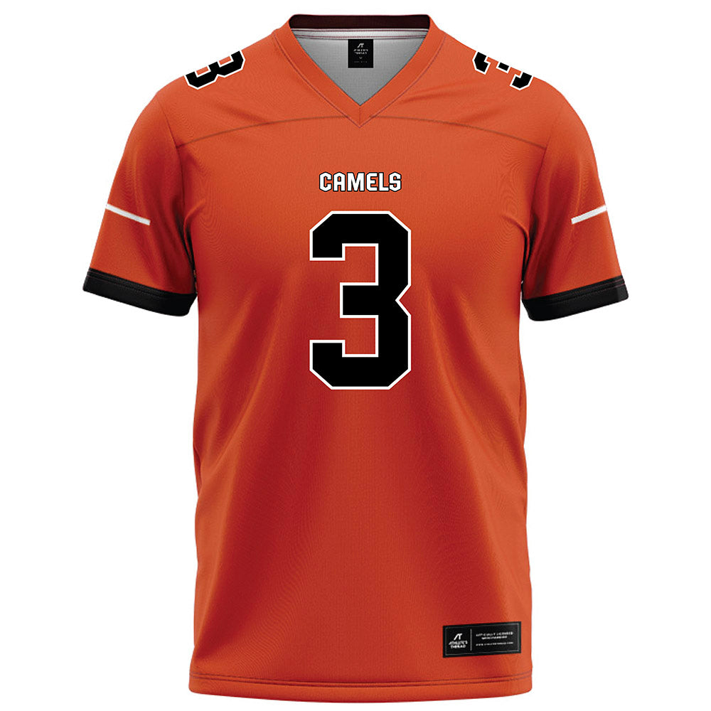 Campbell - NCAA Football : Barry Tate - Orange Football Jersey-0