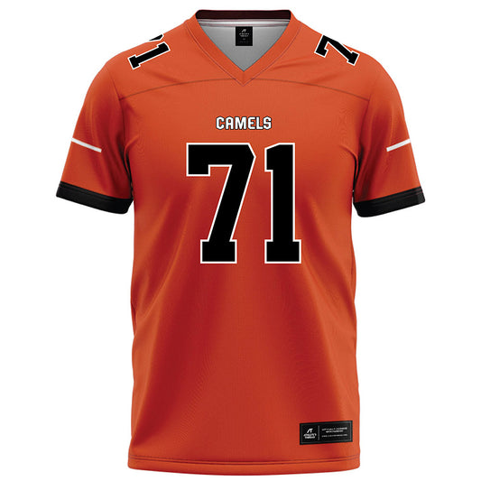 Campbell - NCAA Football : Jeffrey Burch - Orange Football Jersey