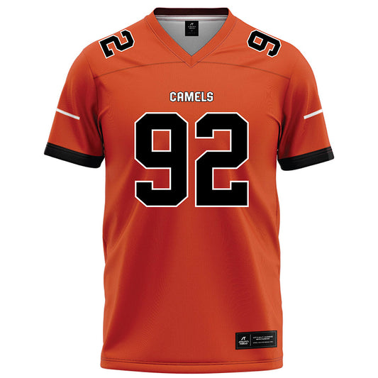 Campbell - NCAA Football : Raymond Macias - Orange Football Jersey