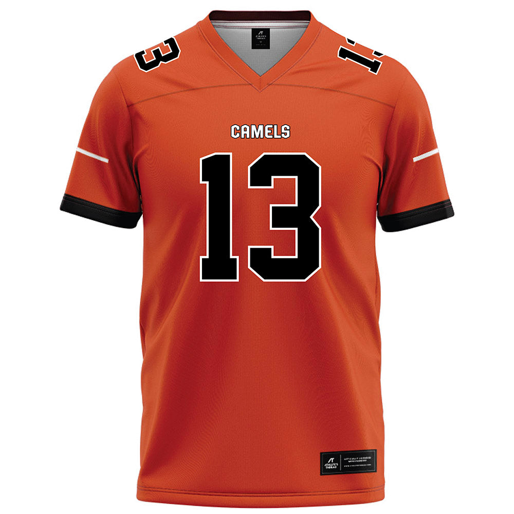 Campbell - NCAA Football : Isaiah Greene - Orange Football Jersey