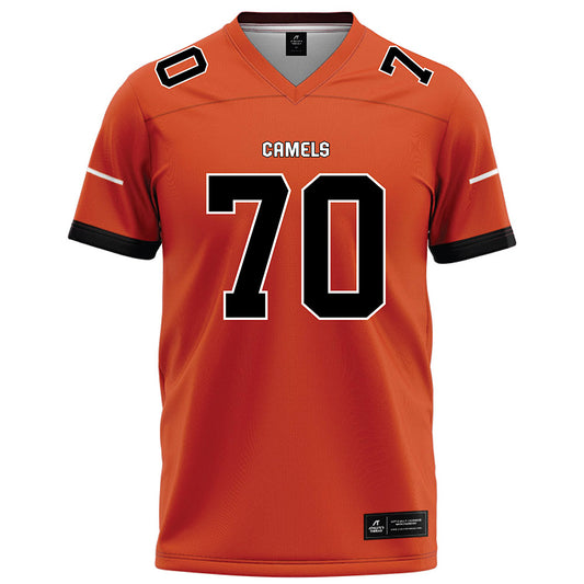 Campbell - NCAA Football : Ashton Allman - Orange Football Jersey