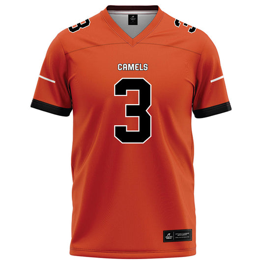 Campbell - NCAA Football : Paul Hutson III - Orange Football Jersey