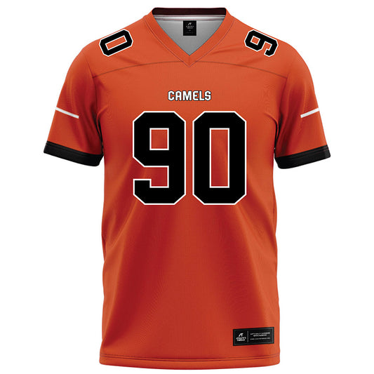 Campbell - NCAA Football : Connor Lytton - Orange Football Jersey