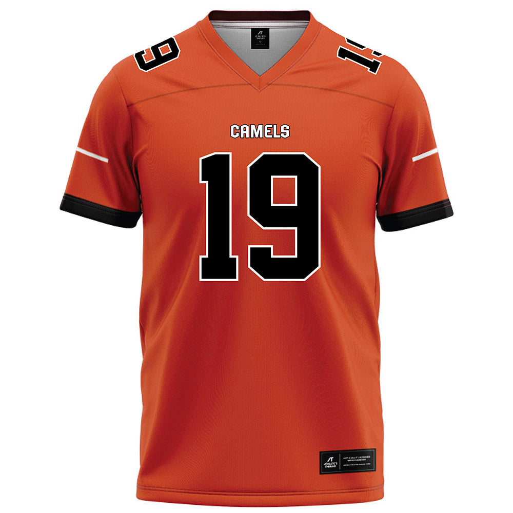 Campbell - NCAA Football : Chinua Ezeigbo - Orange Football Jersey-0