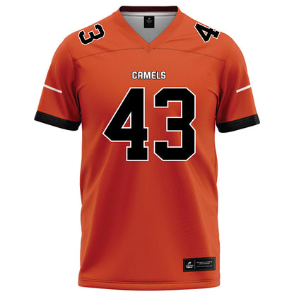 Campbell - NCAA Football : Logan Livermon - Orange Football Jersey