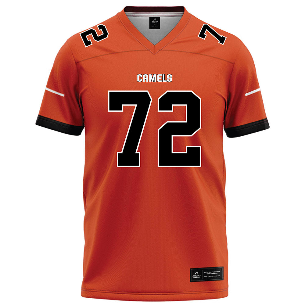 Campbell - NCAA Football : Donovan Thompson - Orange Football Jersey-0