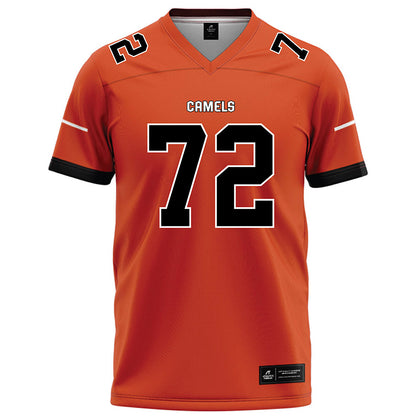 Campbell - NCAA Football : Donovan Thompson - Orange Football Jersey-0