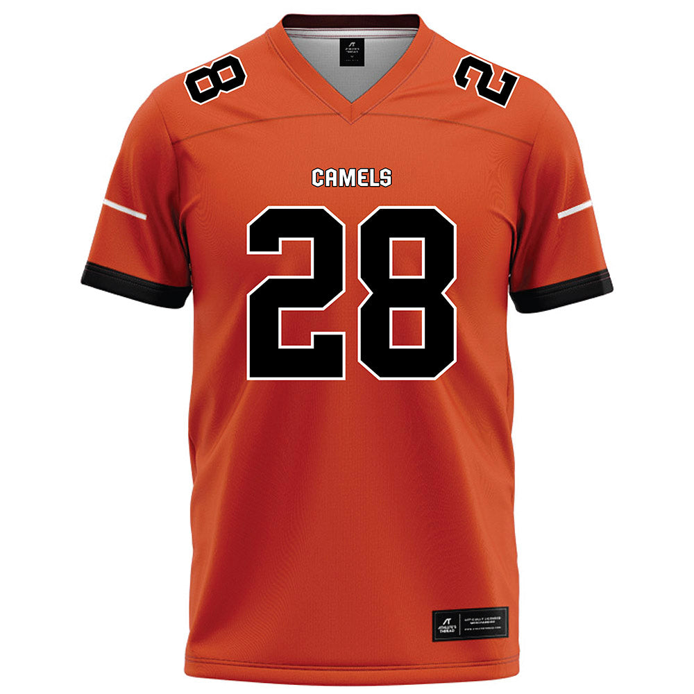 Campbell - NCAA Football : Christian Hunter - Orange Football Jersey