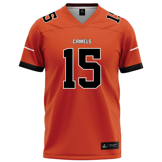 Campbell - NCAA Football : Javonte Kinsey - Orange Football Jersey