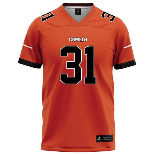 Campbell - NCAA Football : Cole Parvin - Orange Football Jersey