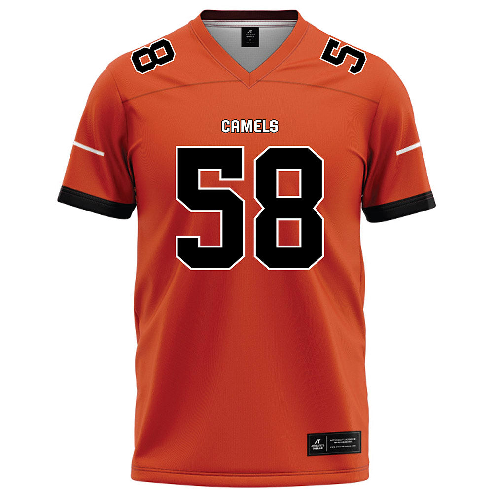 Campbell - NCAA Football : Dane Turney - Orange Football Jersey-0
