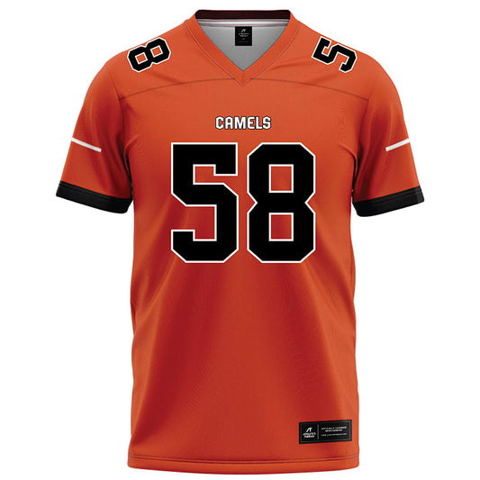Campbell - NCAA Football : Dane Turney - Orange Football Jersey-0
