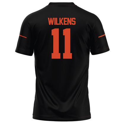 Campbell - NCAA Football : Chase Wilkens - Black Football Jersey-1