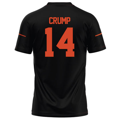 Campbell - NCAA Football : Carlando Crump - Black Football Jersey-1