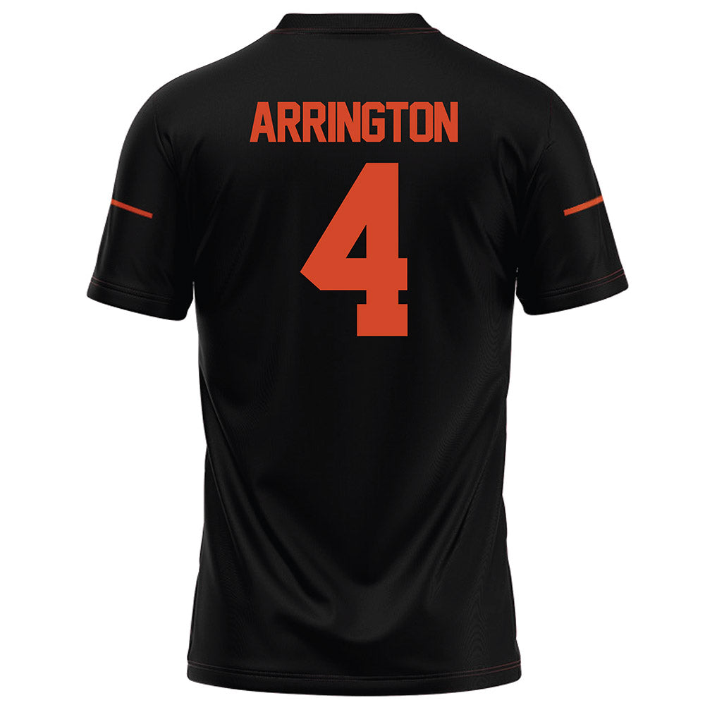 Campbell - NCAA Football : Chase Arrington - Black Football Jersey-1
