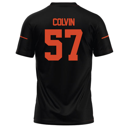 Campbell - NCAA Football : Jayden Colvin - Black Football Jersey-1