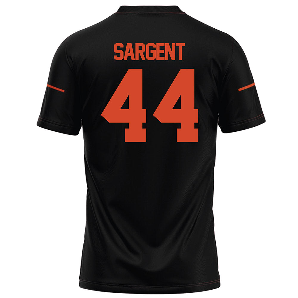 Campbell - NCAA Football : Landon Sargent - Black Football Jersey-1
