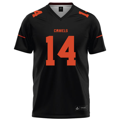 Campbell - NCAA Football : Carlando Crump - Black Football Jersey-0