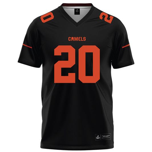 Campbell - NCAA Football : AJ Benton - Black Football Jersey-0