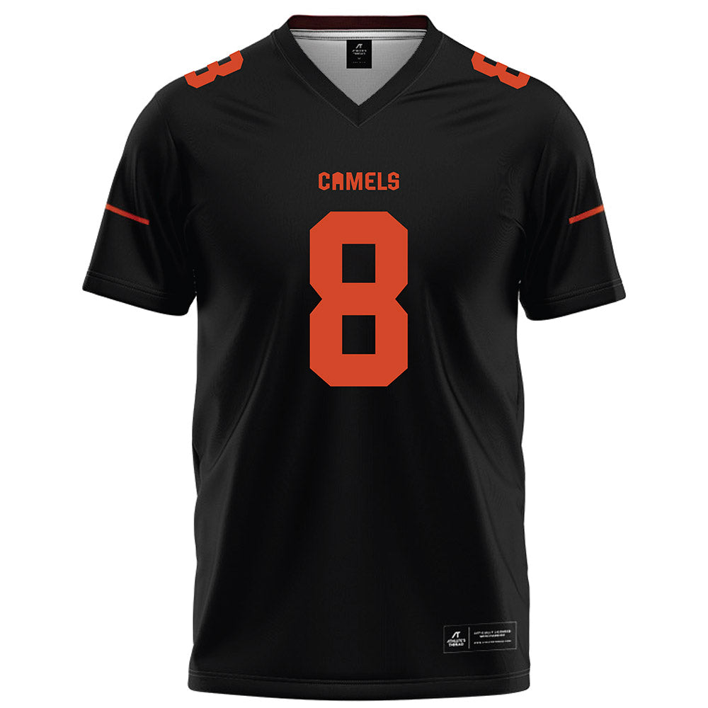 Campbell - NCAA Football : Joseph Pace - Black Football Jersey-0