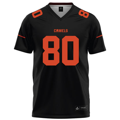 Campbell - NCAA Football : Dawson Adams-Grenier - Black Football Jersey-0