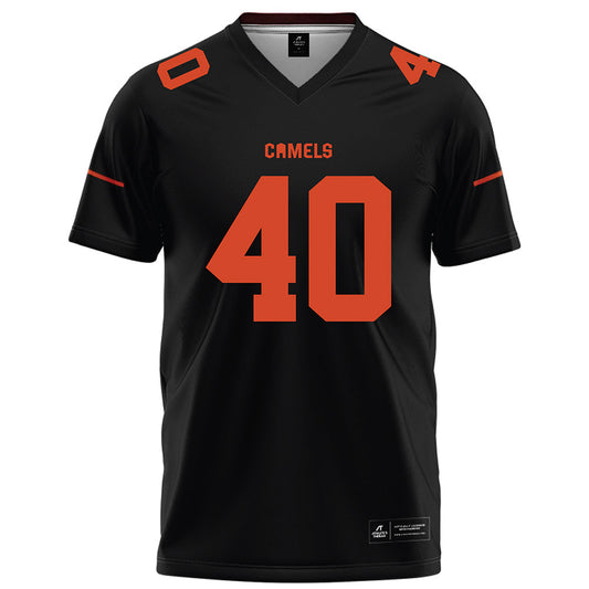 Campbell - NCAA Football : Bobby Walchak - Black Football Jersey