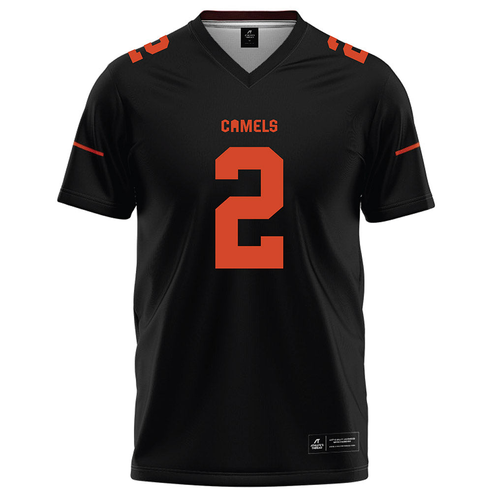 Campbell - NCAA Football : Kj Scott - Black Football Jersey-0